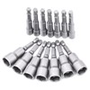 14 Pcs Magnetic Hexagon Socket, 6-19mm Hex Shank Magnetic Nut