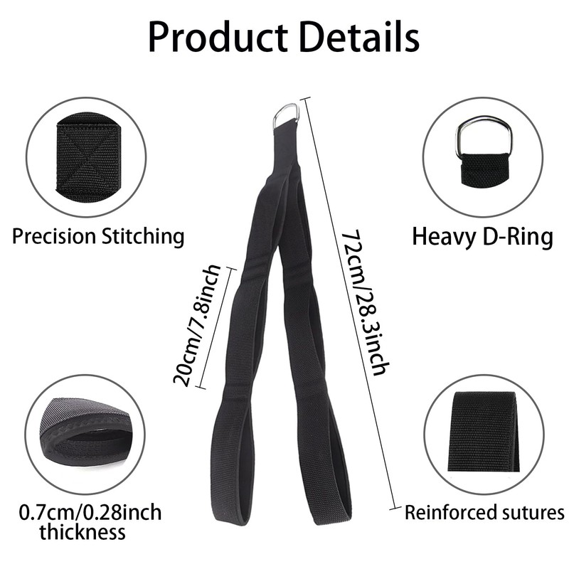 Triceps Rope for Gym with Larger Range of Movement, 3