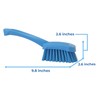 Vikan 41923 Brush,Washing,Stiff,10",PP/PBT,Blue