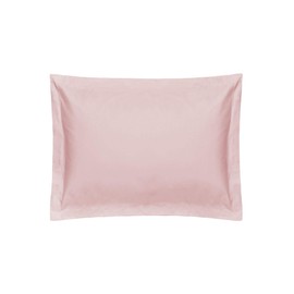 Belledorm 400 Thread Count 100% Egyptian Cotton Oxford Pillow Case, Blush