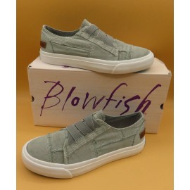 Blowfish Malibu Women Marley Sweet Gray Color Washed Canvas ZS-0071 - US 8