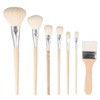 7pcs Mop Brush Goat Hair Paint Brush Multi-Purpose Blending Brush