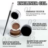 EONFAVE Eyeliner Waterproof, Gel Eyeliner Brown, Eye Pencil Brown with