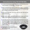 8 Pack 1" Vsttar Flexible Tank Adapter (Bulkhead), Flexible Pipe-to-Tank