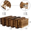 You&Lemon Wooden Gift Box, Magic Puzzle Box with 2 Safe