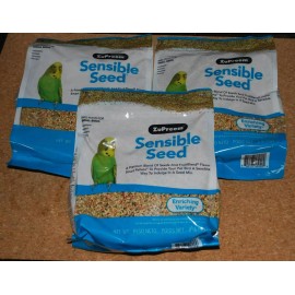 ZuPreem (6 lbs) 3 bag  ZuPreem Sensible Seed Enriching  Small Bird Food  Volume Discount