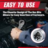 EACELIY 64PCS 1/4,3/8&1/2” Master Torx Bit Socket Set and External