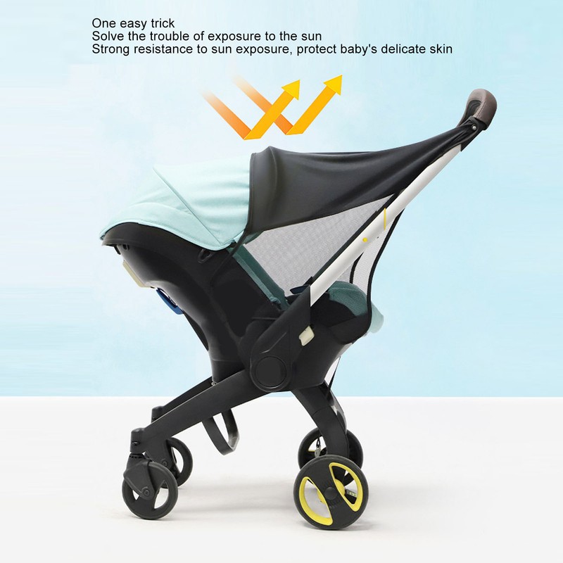 Baby Stroller Sun Shade Universal UV Protection Breathable Mesh Prevents
