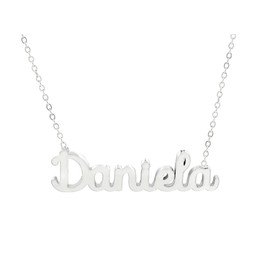 Damen-Halskette mit Namen, Edelstahl, mit Original-Geschenkbox, personalisierter Schmuck für Freunde, Brautpaar Only Faith, standard, Edelstahl, Nicht zutreffend.