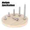 SHUNCHG 50 Pcs M4 x 10mm 304 Stainless Steel Self