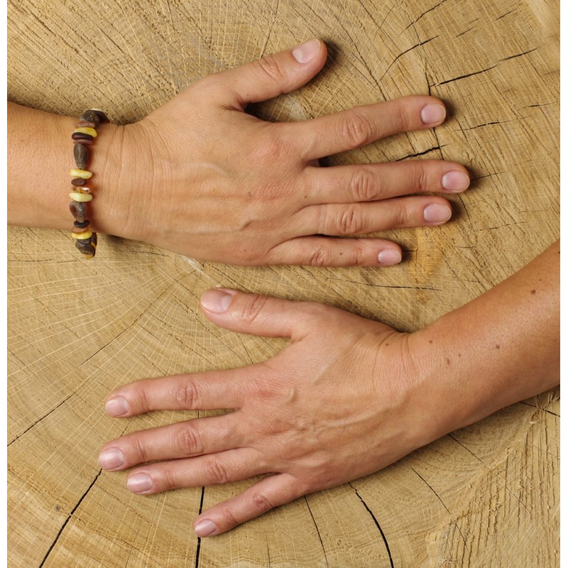 Baltic Amber Necklace & Bracelet Set - Unisex Healing Jewellery