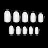 By Vixi 600 Pieces SHORT OVAL NAIL SET with FREE