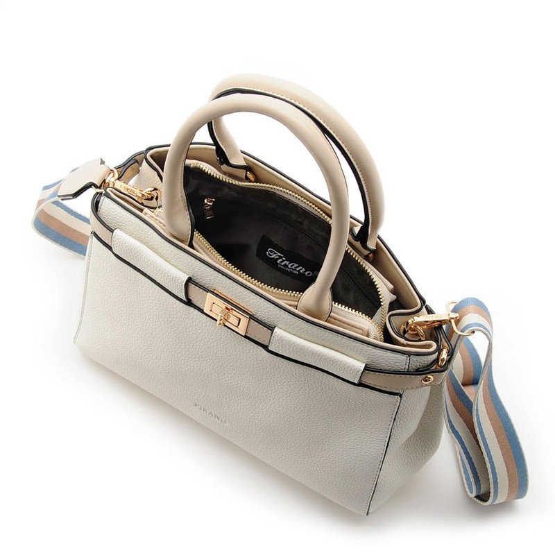 FIRANO ARNO LABEL Twist Lock Handbag, Women's Arno Label A402678,