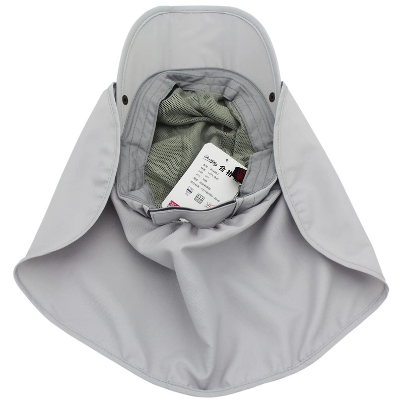 Huakunda Hat with Neck Protection, Removable, Multi-Purpose Summer Sun Hat,
