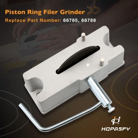 Manual Piston Ring Filer Grinder Tool 66785 with 120 Grit Grinding for Precision Ring Clearance Adjustment, Ideal for DIY Mechanics and Professional Use Replace# 66785 66786