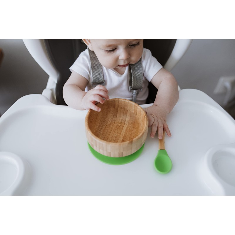 Ecowood® Tazón/Plato Hondo/Bowl de Bambú para Bebe y Niño -
