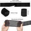 2 x Extra Long Elastic Knee Pads for Legs, Calves
