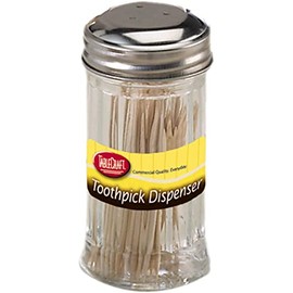Tablecraft Products Glass Toothpick Dispenser with Picks