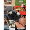 Xchouxer Couch and Bed Cup Holder Pillow, Sofa Organizer Caddy