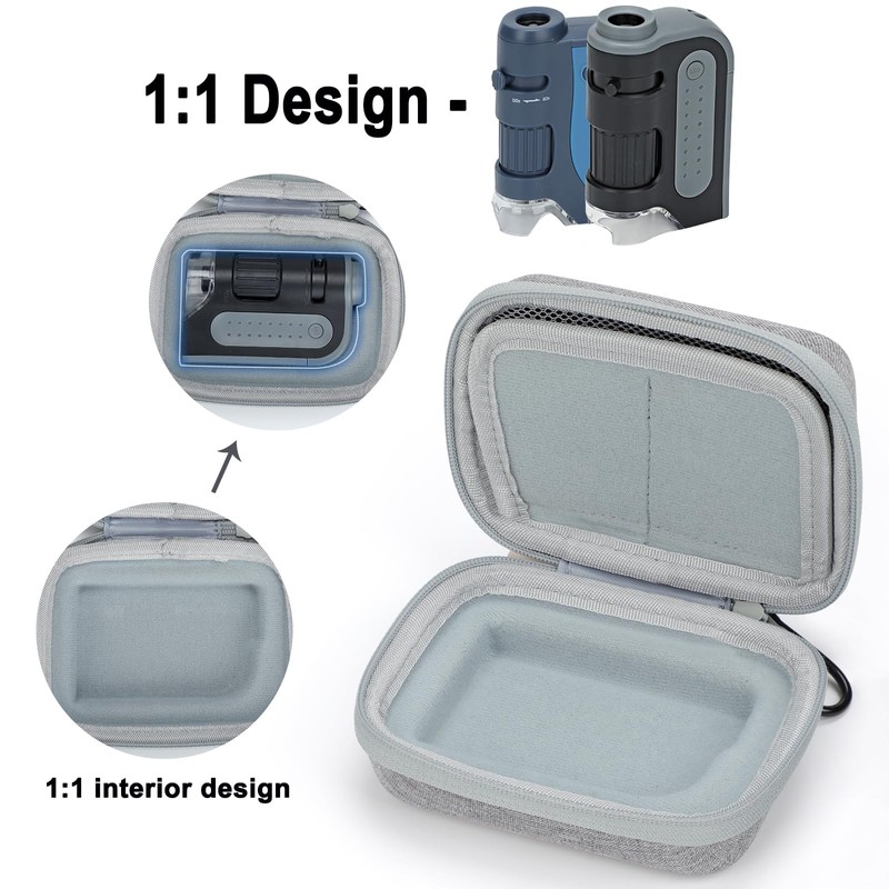 Jiusion Handheld Microscope Case for Carson MicroBrite Plus (MM-300) BNISE