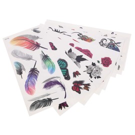 Baluue 24sheets Rose Peony Temporary Tattoo Stickers for Women Easy to Apply for Parties Festivals and Weddings Lasts Days