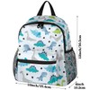 OMFUNS Blue Green Dinosaur Animal Kids Backpack Toddler Backpack for