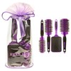 Head Jog Ceramic Ionic Purple Radial 87 Brush (25mm)