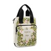 Xoenoiee Pink Floral Print Tote Bible Bag, Be Joyful in