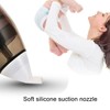 Electric Ear Nose Suction Set White Yellow Cleaning Multi Function