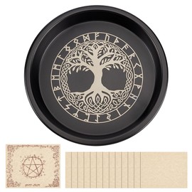 HOBBIESAY Altar Ritual Plate Offering Bowl for Witchcraft Practice
