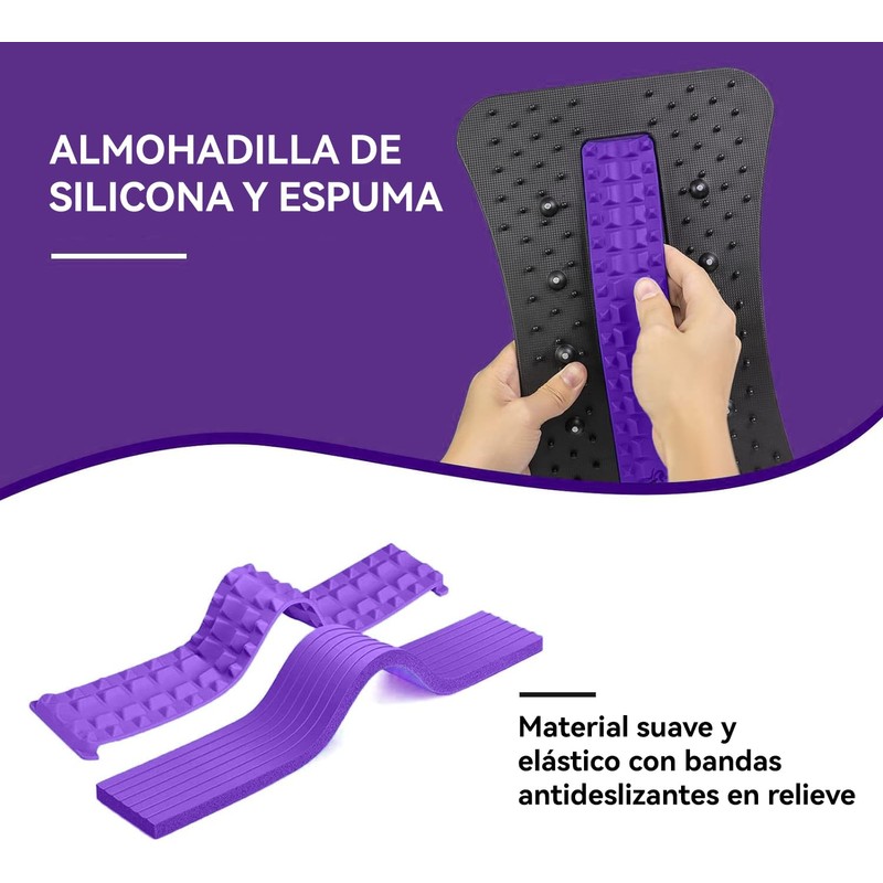 Camilla De Espalda Baja Con Puntos De Acupresión Magnéticos,Utilizado Para