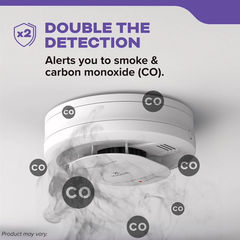 Kidde Smoke and Carbon Monoxide Detector, 10-Year Battery Powered, with