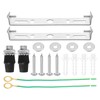 sourcing map Set of 2 Ceiling Light Plate Kit 125