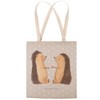 Mr. & Mrs. Panda Hedgehog Love Shopping Bag, gray