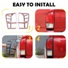Tail Light Guard Covers Compatible with Toyota Tacoma 2016-2023, Rear