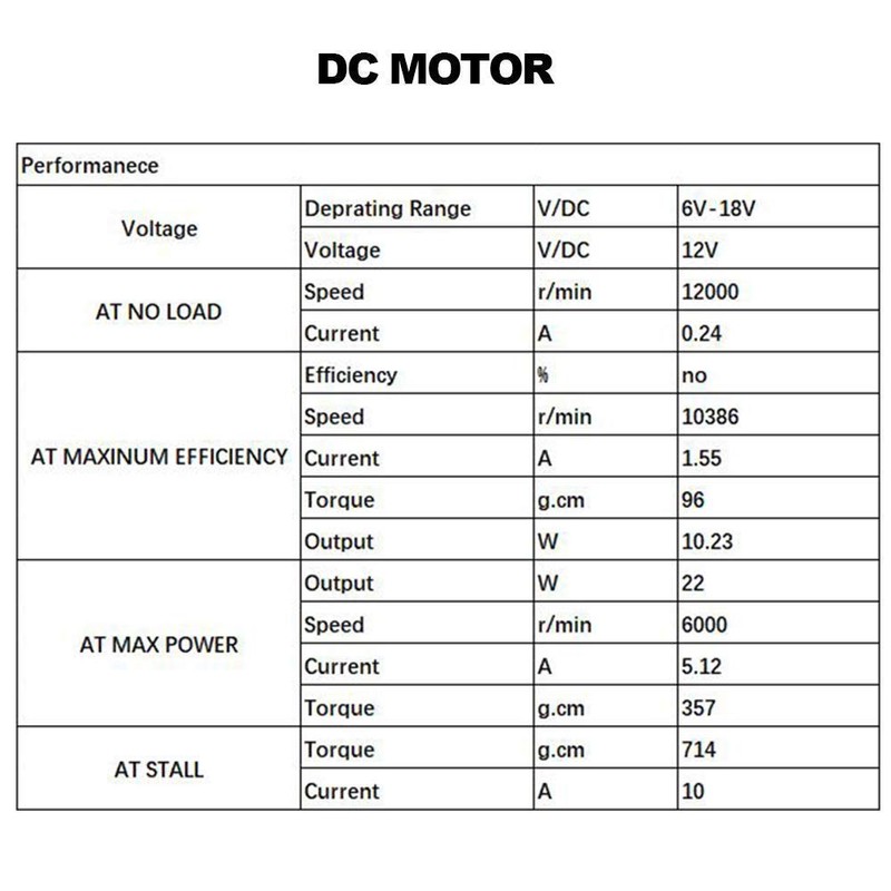 AUTOTOOLHOME Mini DC 12V Electric Hand Drill Motor PCB &