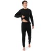 IZOD Men's Waffle Knit Crewneck Top and Jogger Pant Sleep