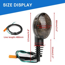 psler Motorcycle Front Rear Turn Signal Indicator Light Blinker for Ninja 250 250R EX250R 2008-2012,KLX250SF 2009-2011,KLX250S 2009-2014,VN650 Vulcan S 2015-2017 Accessories 12V