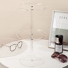 GoaePode 2-Tier Acrylic Sunglasses Holder - Transparent Glasses Organiser with