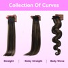 IDN BEAUTY Seamless Clip In Hair Extensions Human Hair, Kinky