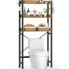 Ecoprsio Over-The-Toilet Storage Rack, 3-Tier Bathroom Organizer Shelf Over Toilet,