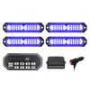 I LITTON Blue Flashing Strobe Lights for Vehicles, 24V 12V