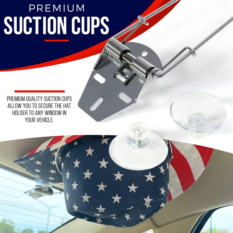 OTASU Cowboy Hat Holder - Hat Rack Clip for Western
