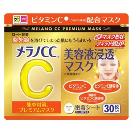 Melano CC Premium Mask 28 Face Sheets 28 Count / 멜라노 CC 프리미엄 마스크 28개 얼굴 시트 28 Count