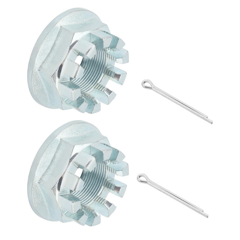 M MATI 2 Pcs Front Axle Nuts with Pins for
