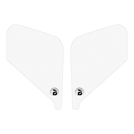 BLOQ Motorcycle Tank Grips compatible with HONDA CB750 HORNET (2023-) PREMIUM - CLEAR