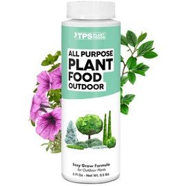 Plant Food Outdoor – Liquid Plant Fertilizer for All Plants, Vigorous Growth & Strong Roots, 8 oz