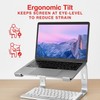 Staples TECH Adjustable Aluminum Laptop Stand ST62653 – 11"–17" Compatibility,
