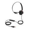 Telephone Headset Noise Canceling Comfortable Versatile Single Ear PC Headphone