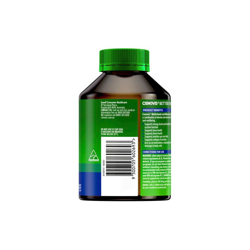 Cenovis Multivitamin and Minerals Value Pack 200 Tablets